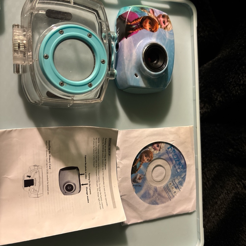 Kids Digital Camera with Blue Frozen Design